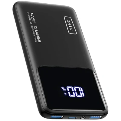 Imagen de INIU Power Bank, 22.5W 10000mAh Bateria Externa Carga Rapida, Portatil PD3.0 QC4.0 Powerbank USB C Input&amp;Output Compatible con iPhone 16 15 14 13 12 Pro MAX Plus Samsung S22 S21 iPad