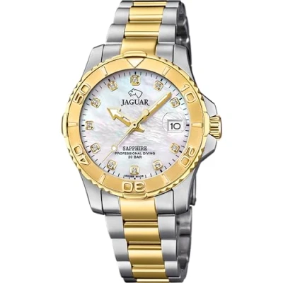 Imagen de JAGUAR Reloj Modelo J896/3 de la colección Woman, Caja 34 mm Blanco con Correa Acero Bicolor para señora