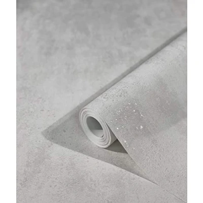 Imagen de marburg papel pintado blanco con aspecto de hormigón para el dormitorio o salón no tejido 100% made in Germany 10,05 x 0,53m