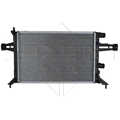 Imagen de NRF EASY FIT 507529 Radiador, refrigeración del motor Aluminio 540 346 18 con arandela de caucho Aletas soldadas OPEL: Astra G CC