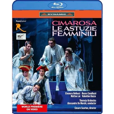 Imagen de Domenico Cimarosa: Le Astuzie Femminili (Teatro Flavio Vespasiano, 2022) [Blu ray] [Francia]