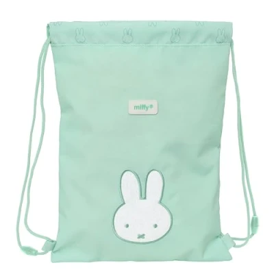 Imagen de MIFFY Menta Mochila Saco Plano Junior, Fácil Limpieza, Mochila, Ideal para Niños de Diferentes Edades, Cómoda y Versátil, Calidad Resistencia, 26x1x34 cm, Color
