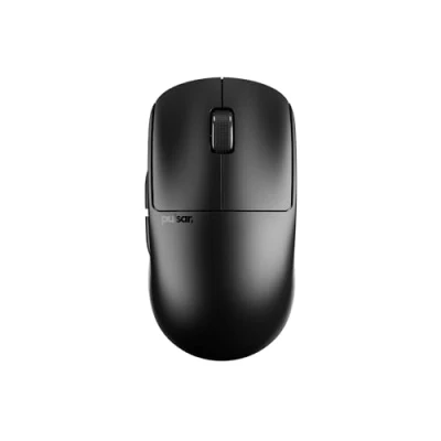 Imagen de Pulsar Gaming Gears X2 Crazylight Ratón inalámbrico para Juegos, Ultraligero, 1.23 oz (35 g), Interruptor óptico, 32000 dpi, 750 IPS, Sensor XS 1, Compatible con 8K (Negro Azabache)