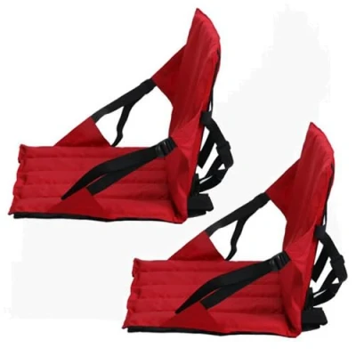 Imagen de 2 Piezas Silla Acolchada Con Respaldo, Asiento De Estadio Portátil Asientos Kayak, Kayak Acolchado Suave, Para Eventos Deportivos, Salidas, Viajes, Senderismo, Pesca