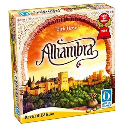 Imagen de Queen Games Alhambra Revised Edition I Juego básico del año de Mesa a Partir 8 años Familiar para Noche Juegos 2 6 Jugadores