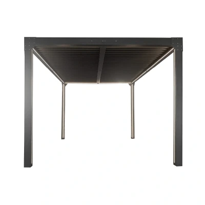 Imagen de Pérgola de jardín automatizada 4x3m (12 m2) Somerset antracita