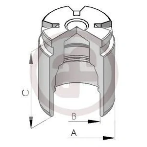 Imagen de AUTOFREN SEINSA D02578 Émbolo, pinza del freno 34 Eje trasero MAN/TOK/TRW/NIS FORD: Focus Mk1 Familiar, FIESTA 5, 6, OPEL: Astra G Coupé