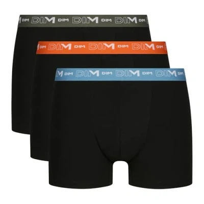 Imagen de Dim Coton Stretch Respirant Maintien Optimal X3 Boxer, Nr CT Bl/Nr Oro/Nr Vrt Ten, XXL (Pack de 3) para Hombre