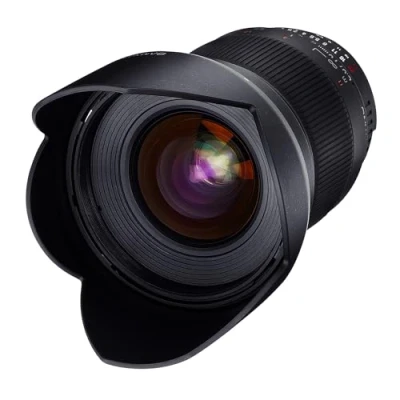 Imagen de Samyang F1120703101 Objetivo fotográfico DSLR para Nikon F Ae (Distancia Focal Fija 16mm, Apertura f/2 22 ED AS UMC CS, diámetro Filtro: 77mm), Negro