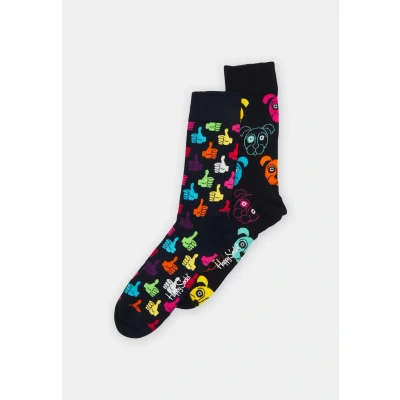 Imagen de Happy Socks Classic DOG Unisex 2 PACK Calcetines, Talla: 36 40, Multi coloured