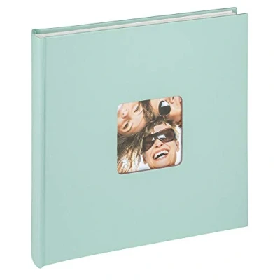 Imagen de Walther Design Álbum de Fotos Fun, con Recorte para Foto, Color Verde (Claro), 26 x 25 cm