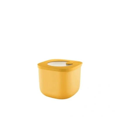 Imagen de Guzzini Kitchen Active Design, STORE&amp;MORE BIO, Recipientes Herméticos Altos para Nevera/Congelador/Microondas (S) Amarillo Mango, 12,2 x h9,8 cm 750cc 170722236