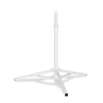 Imagen de relaxdays Base Sombrilla, Palos 25 32 mm, Trípode Plegable, Soporte, Pie, Peana, Acero, 1 Ud., 55 x 67 cm, Blanco