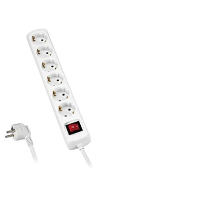 Imagen de Alyco Regleta de 6 enchufes con Interruptor, Cable 3 m 199446