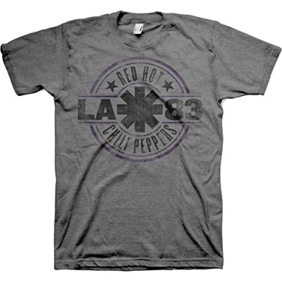 Imagen de Rock Off Red Hot Chili Peppers La 83 Oficial Camiseta para Hombre (Small)