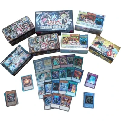 Imagen de Konami Yu Gi Oh! Oferta de ahorro 100 cartas mixtas alemanas + 1 refuerzo nuestra elección