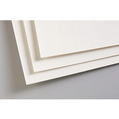 Imagen de Clairefontaine Ref 296010C Hojas para Sobres Pastelmat (paquete de 5 hojas) Tarjeta 360 g/m² 70 x 100 cm Color blanco Especialmente formuladas usar con pasteles