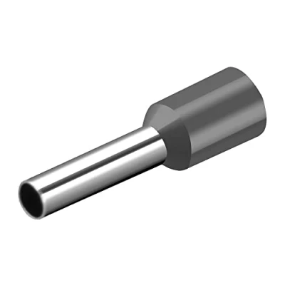 Imagen de Heschen E2510 AWG 14/2.5 mm², conector de alambre cobre aislado vinilo, gris, 1000 unidades