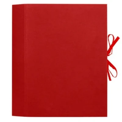 Imagen de Carpeta fuelle liderpapel folio carton forrado burdeos