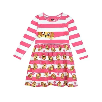 Imagen de Paw Patrol Vestido Ropa Niñas Algodón Suave Vestidos Patrulla Canina Skye 3 4 Años Multi