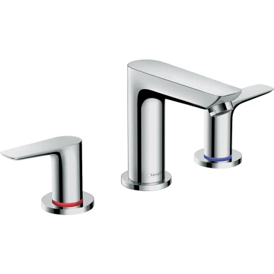 Imagen de hansgrohe Talis E Mezclador de Lavabo 3 Agujeros con Vaciador Automático, Cromo, 71733000
