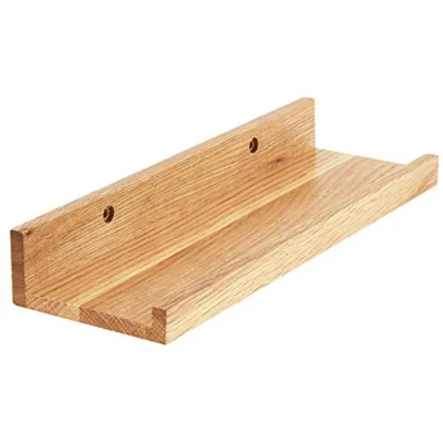 Imagen de IBUYKE 30cm Estanteria Pared de Madera, Baldas flotantes en Forma U, para Dormitorio, Salón, Cocina, Oficina,Baño, RF GB543
