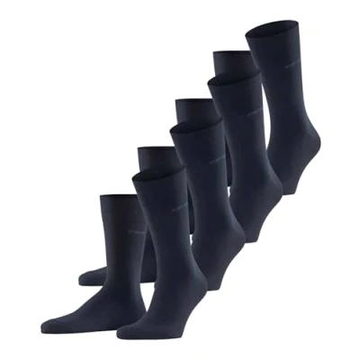Imagen de ESPRIT Solid M SO algodón unicolor pack múltiple, Calcetines Hombre, Azul (Marine 6120) nuevo ecológico 4 pares, 40 46
