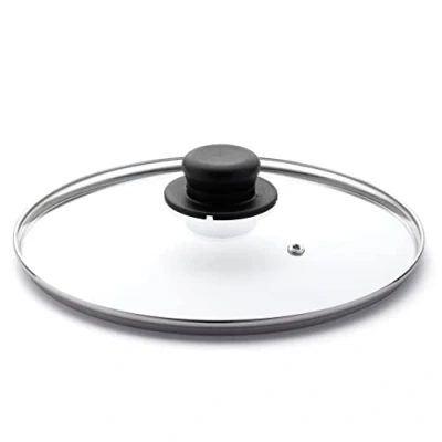 Imagen de Zanetti Tapa de cristal con pomo para ollas y sartenes, diámetro 30 cm
