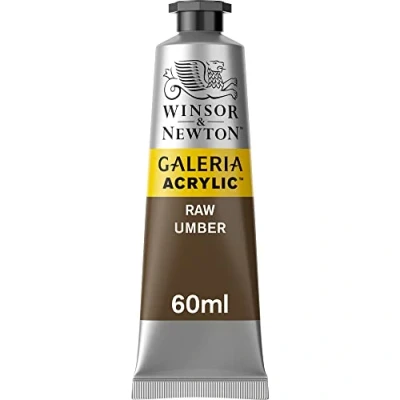 Imagen de Winsor &amp; Newton Gal 2120554 gama completa de Galeria acrílico, 60 ml tubo, Raw Umber