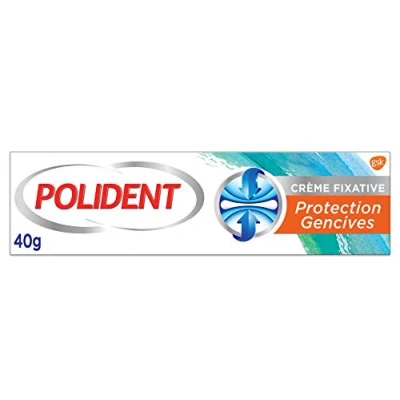 Imagen de Polident Crème Fixative Pour Prothèses Dentaires Partielles ou Complètes Protection Gencives 40g