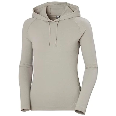 Imagen de Helly Hansen Mujer Sudadera Verglas Light Con Capucha, XL, Gris meloso