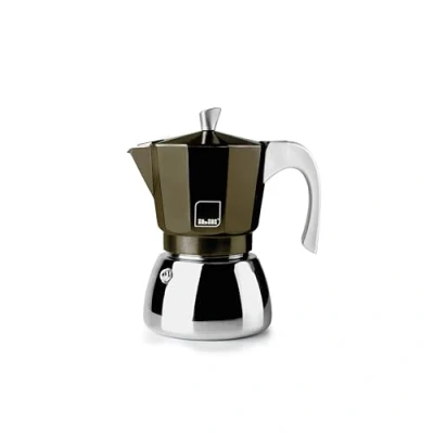Imagen de IBILI Cafetera express Elba Coffee, 9 tazas, 450 ml, Aluminio fundido, Base de Acero Inoxidable, Apto para inducción