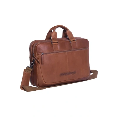 Imagen de The Chesterfield Brand Leather Laptop Bag Cognac Seth