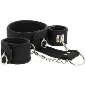 Imagen de Kit BDSM de sado Set para cuello y muñecas sub Fetish Submissive