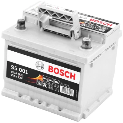 Imagen de BOSCH S5 0 092 S50 010 Batería de arranque 12V 52Ah 520A B13 VOLKSWAGEN: Passat B8 Berlina, Golf 7 Variant, Touran II, FORD: Focus Mk1 Hatchback