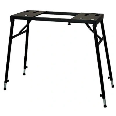 Imagen de GEWA EQS 10 atril para equipo, profesional piano (regulable en altura y anchura, construcción estable, capacidad de carga 50 kg, complemento ideal su estudio música)