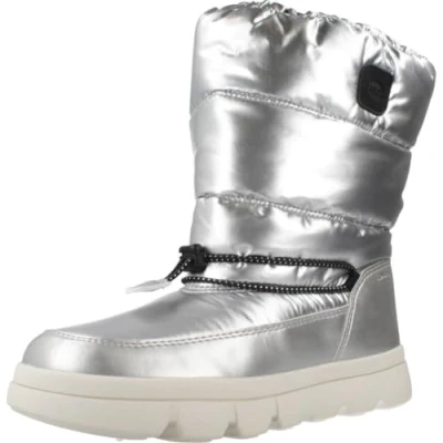 Imagen de Geox J WILLABOOM Girl B A, Bota de Nieve, Silver, 37 EU
