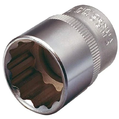 Imagen de KS TOOLS 917.1386 Piezas insertables de llave cubo DIN 3120, ISO 1174, 3124, 2725 1 1. 3/16&quot; Acero cromo vanadio dodecagonal moleteado