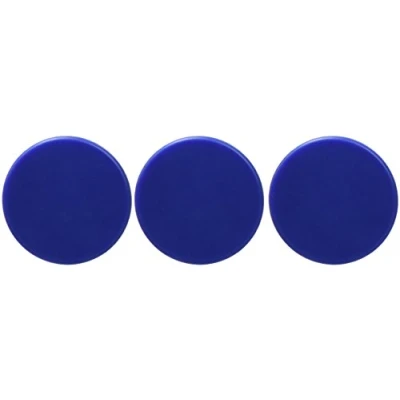 Imagen de Faibo 60 30 07 Bolsa de 3 imanes redondos, mm, color azul