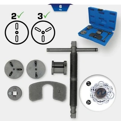 Imagen de Kit herramientas giro y retroceso, émbolo pinza de freno KS TOOLS BT701150