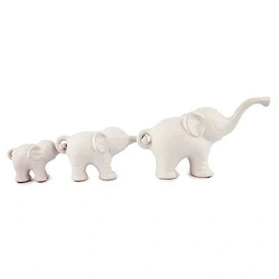 Imagen de pajoma Family II Trío de Elefante (Porcelana, 26,5 x 8,5 15 cm)
