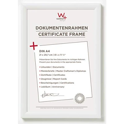 Imagen de Walther Design Trendstyle marco de plástico 021X29,7 blanco