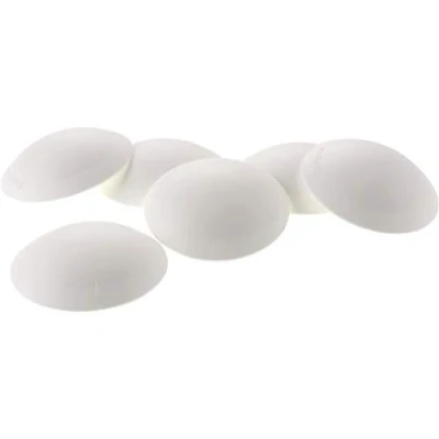Imagen de secotec 5246/6 Tope para puerta BUMMS 60 mm, autoadhesiva, blanco SB de 6, 6 unidades)