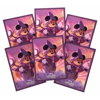 Imagen de Lorcana disney reign of jafar funda para cartas mickey mouse el aprendiz de brujo
