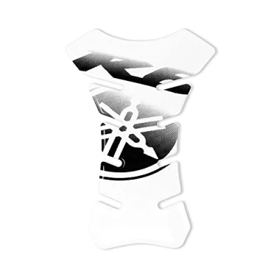 Imagen de 4R Quattroerre.it 18146 Pegatina 3D para el Depósito de la Moto Yamaha R6, Transparente