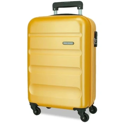 Imagen de Roll Road Flex Maleta de Cabina Beige 35x55x20 cms Equipaje Mano Air Europa Rígida ABS Cierre combinación Lateral 33L 2,78 kgs 4 Ruedas Dobles