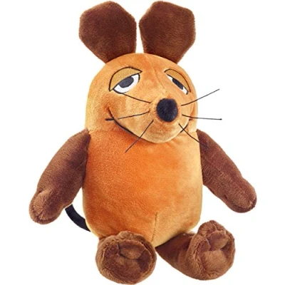 Imagen de Schmidt Spiele 42188 El espectáculo con ratón de Peluche (25 cm) Sendung Mit Der Maus Programa, Color marrón