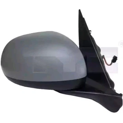 Imagen de Espejo retrovisor Tyc 309 0147 derecha imprimado para ajuste elect. espejo, convexo, calefactable, con sensor de temperatura FIAT: 500L