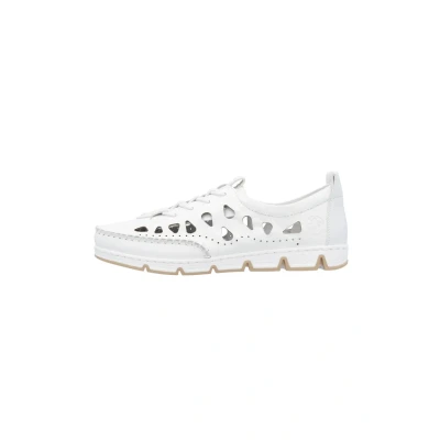 Imagen de Rieker Zapatos con cordones, Mujer, Talla: 36, Weiss Piel
