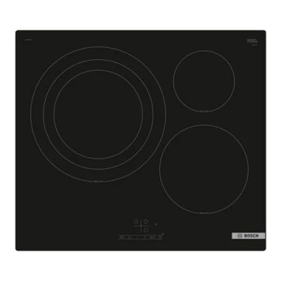 Imagen de Placa inducción Bosch PID61RBB5E, 3 zonas, 17 niveles, Negro